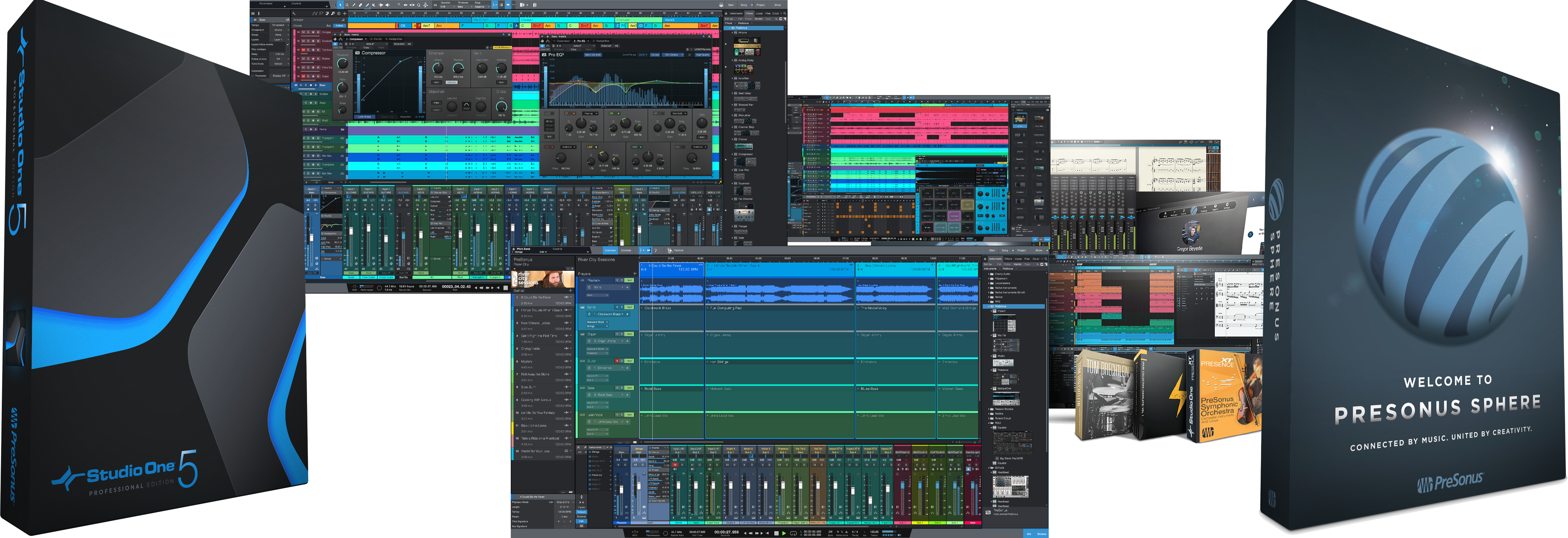 Presonus Announce Their Biggest Release Ever! Studio One 5 and Sphere!
